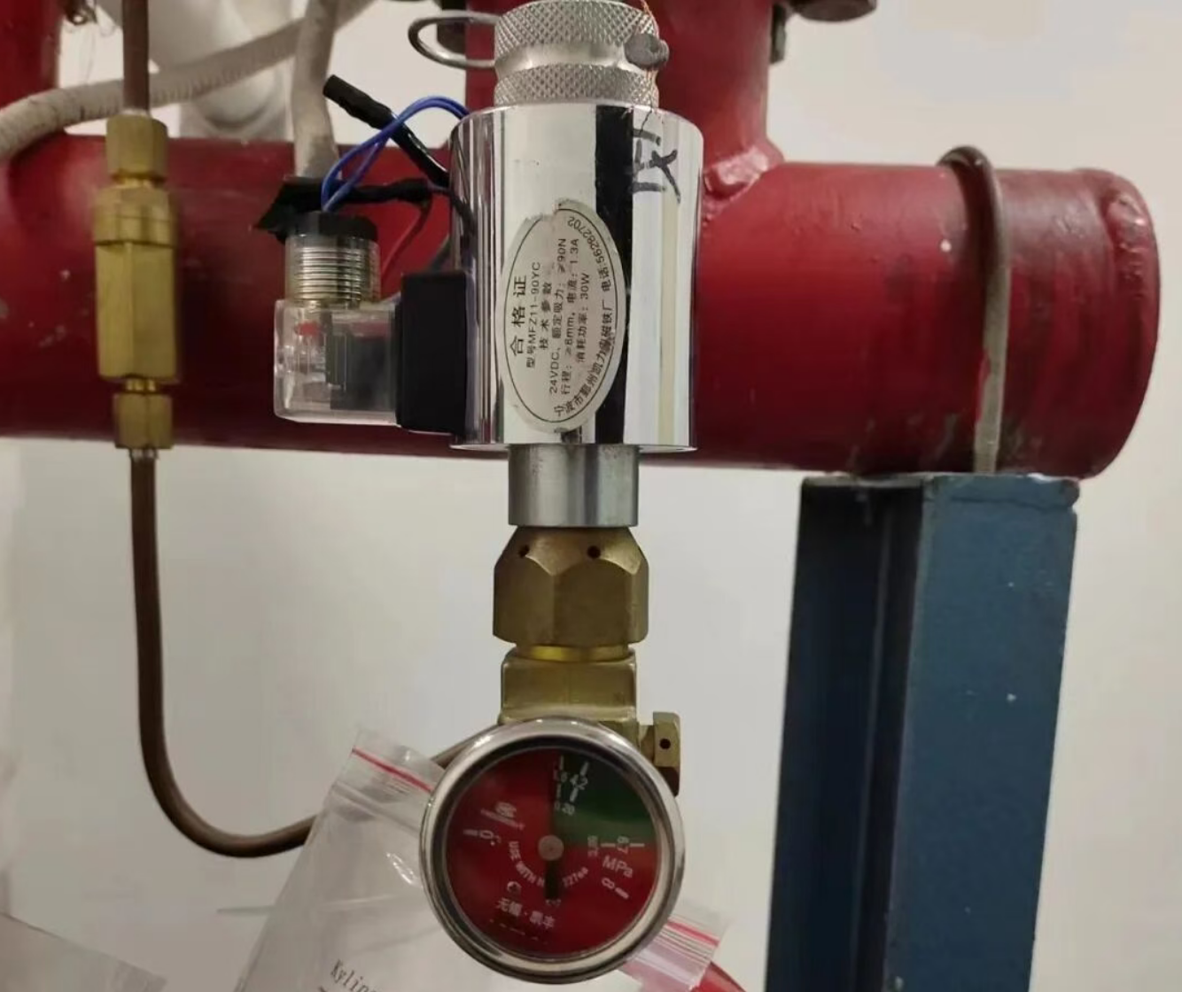 氣體滅火系統(tǒng)鋼瓶壓力的檢查方法